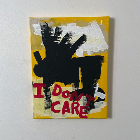 i don't care painting